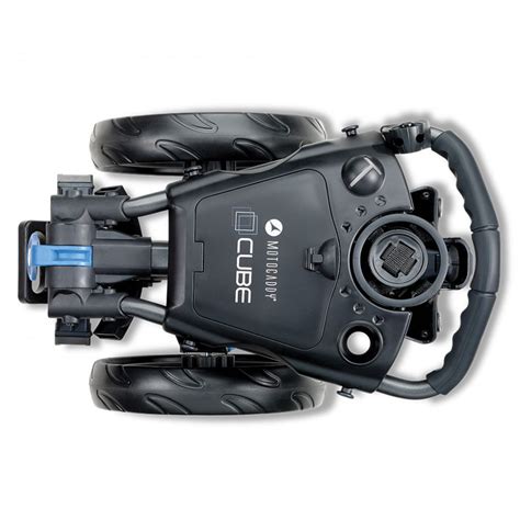 Motocaddy Cube Push Trolley Graphiteblue Odwyers Golf Store