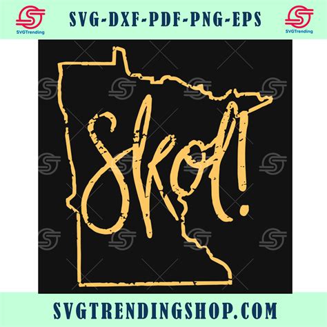 Minnesota Vikings Skol Svg Trending Svg, Minnesota Vikings Svg ...