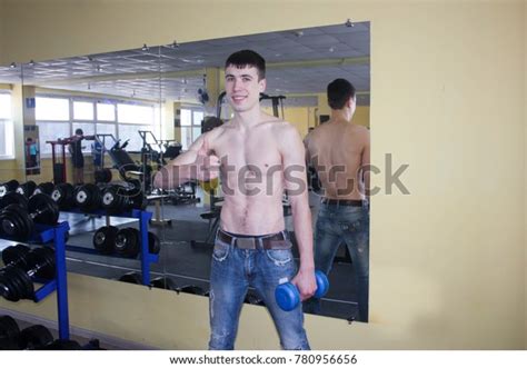 Sexy Attractive Man Naked Torso Smiling Stock Photo Shutterstock
