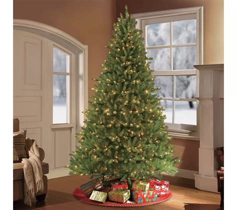 Puleo10 Pre Lit Fraser Fir Artificial Christmas Tree