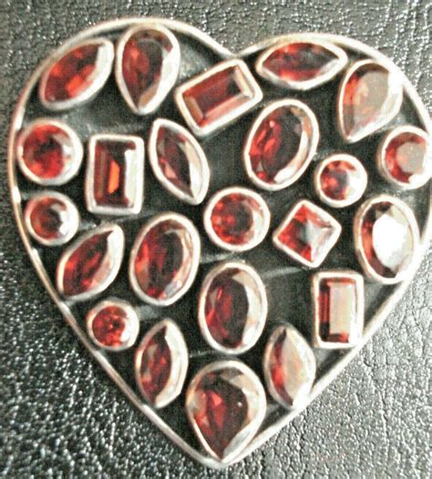 RARE SIGNED NB Nicky Butler Garnet Gemstone Sterling Gem