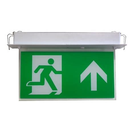 Channel E RZ M3 LED F LI Razor LED Emergency Exit Sign The Safety