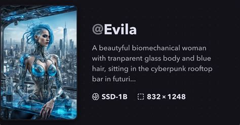 A Beautyful Biomechanical Woman With Tra Evila On Stablecog