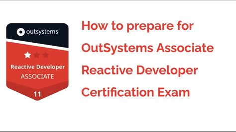 OutSystems Associate Reactive Developer Practice Set YouTube