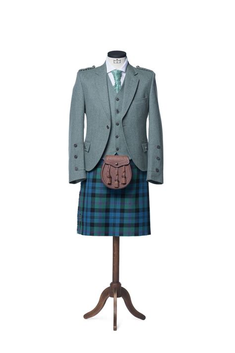 Lovat Green Tweed Kilt Outfit Kilt Outfits Kilt Jackets Green Tweed