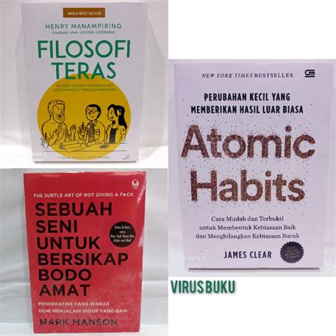 Jual Paket Isi Buku Filosofi Teras Sebuah Seni Untuk Bersikap Bodo