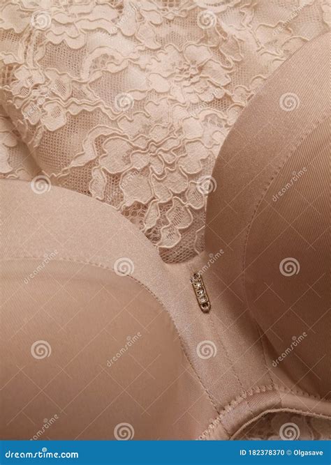 Woman S Nude Bra Flatley Wedding Attire In Beige Colors Stock Photo Image Of Lady Care
