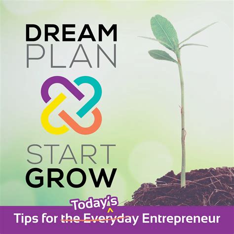 dream plan start grow tips  todays entrepreneurs