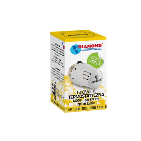 GŁOWICA TERMOSTATYCZNA MODEL 398 MINI BIAŁA - E-Hydrauliczny.pl