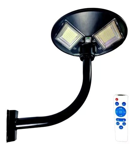 Lampara Solar Led Punta De Poste 120w Suburbana Con Brazo Envío gratis