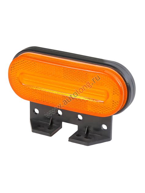 Фонарь габаритный Желтый 24В универсальный 154 с неоновым маркерным ...