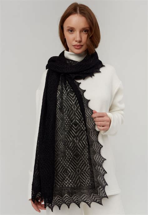 Оренбургский пуховый платок Палантин - купить с доставкой по выгодным ...