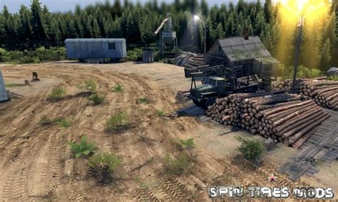 Карта На краю земли для Spin Tires 2016 (03.03.16) (лесная карта для ...