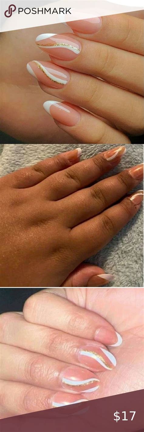 Nude And White Nails White Nails Nail Sizes Nails