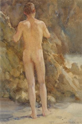 Male Nude By The Sea By Henry Scott Tuke On Artnet