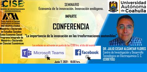 Invita Cise Uadec Al Seminario Econom A De La Innovaci N Innovaci N