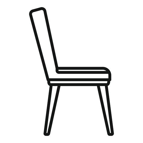 Soft Kitchen Chair Icon Outline Vector Interior Room 15148126 Vector