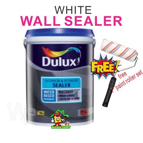 L Dulux Exterior Interior Wall Sealer Free Roller Set