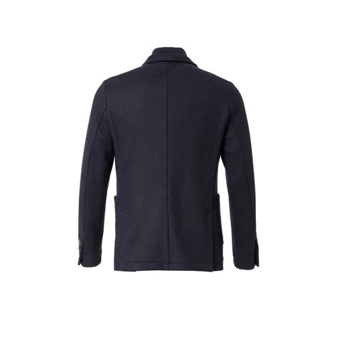 Boris Becker - Removable Inner Mostral Wool Mixed Jacket XL Navy Blue ...