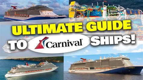 Ultimate Guide To Carnivals 8 Cruise Ship Classes Youtube