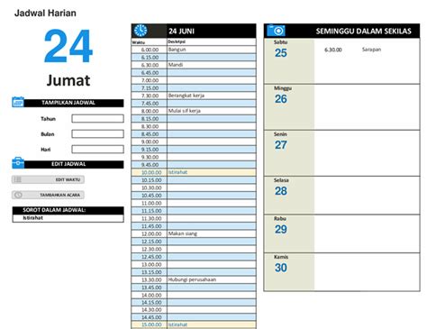 Contoh Tabel Rencana Kerja Mingguan Halaman Sedang Diperbaiki Membuat