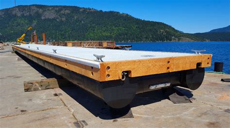 Steel Pontoon Docks - West Coast Floatation Systems