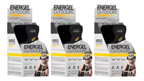 Kit 3x Energel Outdoors Cx10 Sachês Bodyaction Sabores MercadoLivre