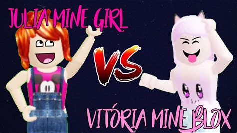 Vitória MineBlox VS Julia MineGirl Batalha de Danças ROBLOX YouTube