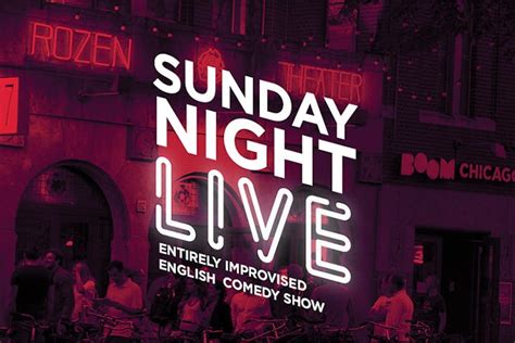 Sunday Night Live Comedy Show | Boom Chicago