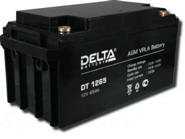 Аккумулятор DT1265, 12В, 65А/ч в Санкт-Петербурге недорого в интернет ...