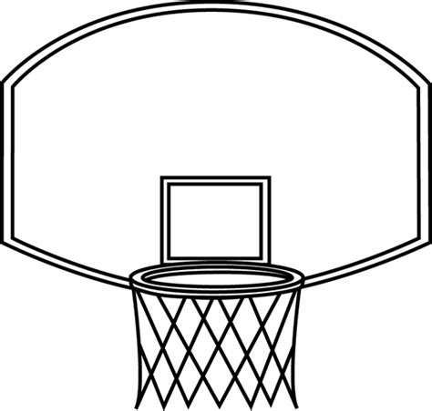 Free clip black and white basketball hoop, Download Free clip black and