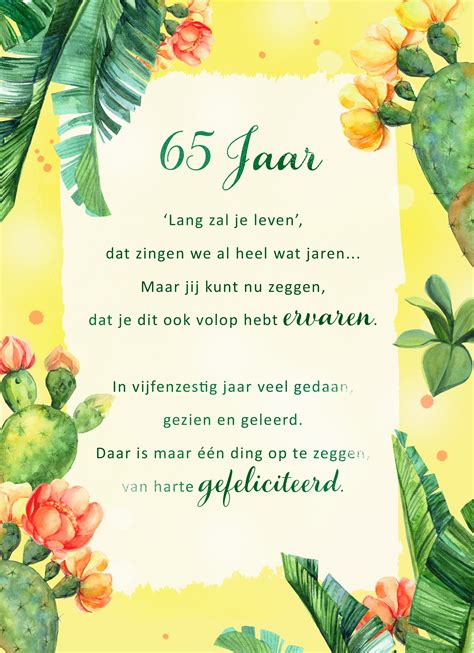 65 Jaar Vrouw Gedicht Verjaardag Tekst Plaatjes 65 Jaar Annet