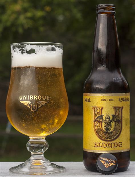Review Unibroue U Blonde Pilsner BeerCrank Ca Craft Beer And Non Alcoholic Beer Reviews