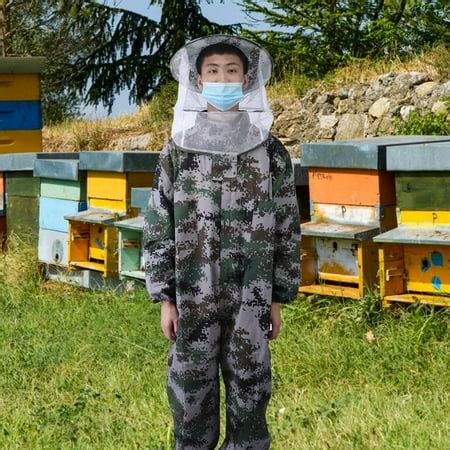 Bee Suits, Professional Polyester Cotton Beekeeping Suit, Soft Texture ...