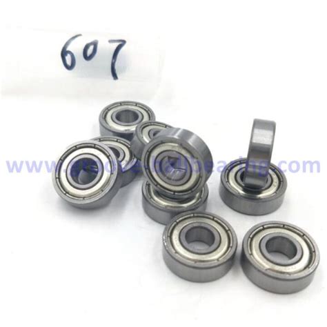607zz Bearing Dimensions 7X19X6 Shielded 607Z Bearing - Ball Bearing