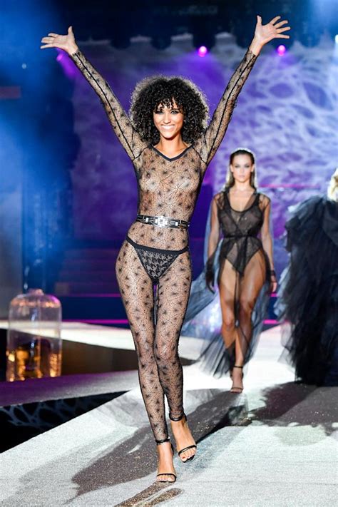 Etam Models In Naked Catsuits Take Over Paris Fashion Week Catwalk