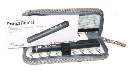 Ринсапен шприц ручка инструкция