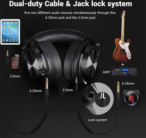 OneOdio A70 Fusion Bluetooth Over Ear Headphones Studio DJ Headphones ...