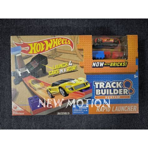 Hot Wheels Track Builder System Rapid Launcher Shopee Malaysia