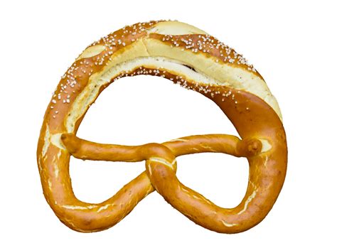 Pretzel Con Sal En La Parte Superior Png Transparente Stickpng