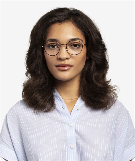 Huxley Geometric Tortoise Golden Full Rim Eyeglasses Eyebuydirect