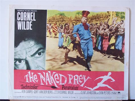 The Naked Prey Movie Poster Prueba Del Leon La Movie Poster