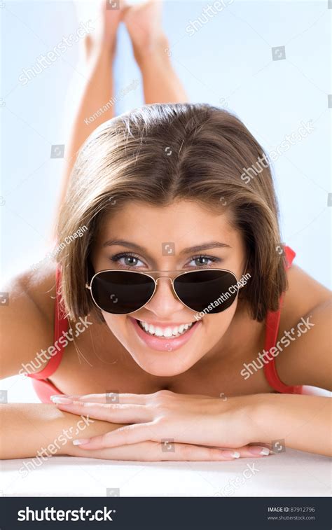 Sexy Girl Sunglasses Bikini Stock Photo Shutterstock
