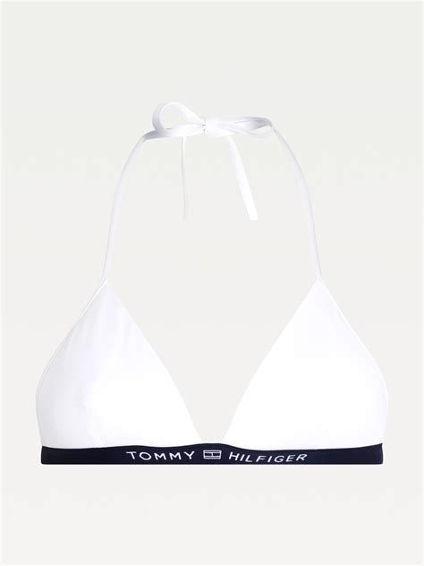 HALTER NECK FIXED TRIANGLE BIKINI TOP UW0UW02708YBR Tommy Hilfiger Bulgaria