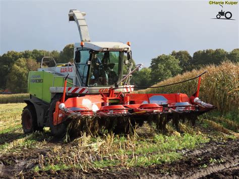 Foto Claas Jaguar Greeneye Van Loonbedrijf Gebr Poppink