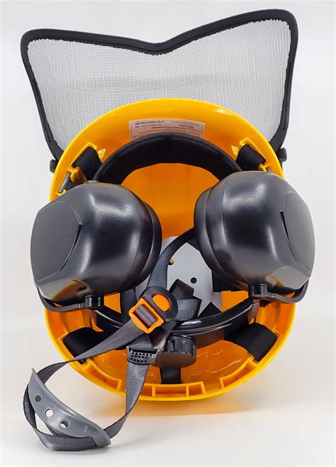 Forester Arborist Helmet System With Hearing And Face Protection Yello