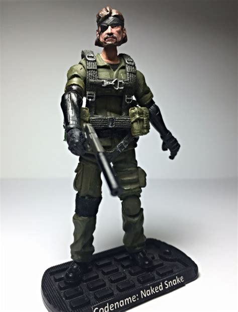 MGS Snake Eater Naked Snake 3 75 Scale Metal Gear Solid Custom Action Figure
