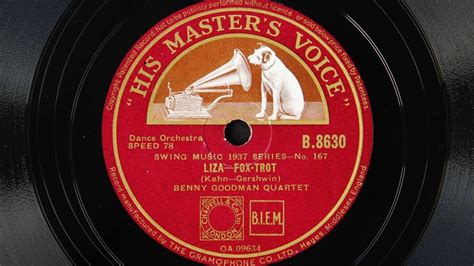 Benny Goodman Quartet Liza 1937 YouTube