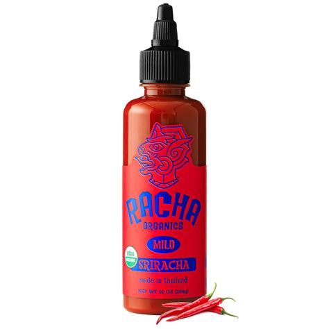 Amazon Racha Organics Mild Sriracha Hot Sauce Usda Organic Sriracha Sauce Made With