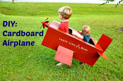 how to make a cardboard airplane